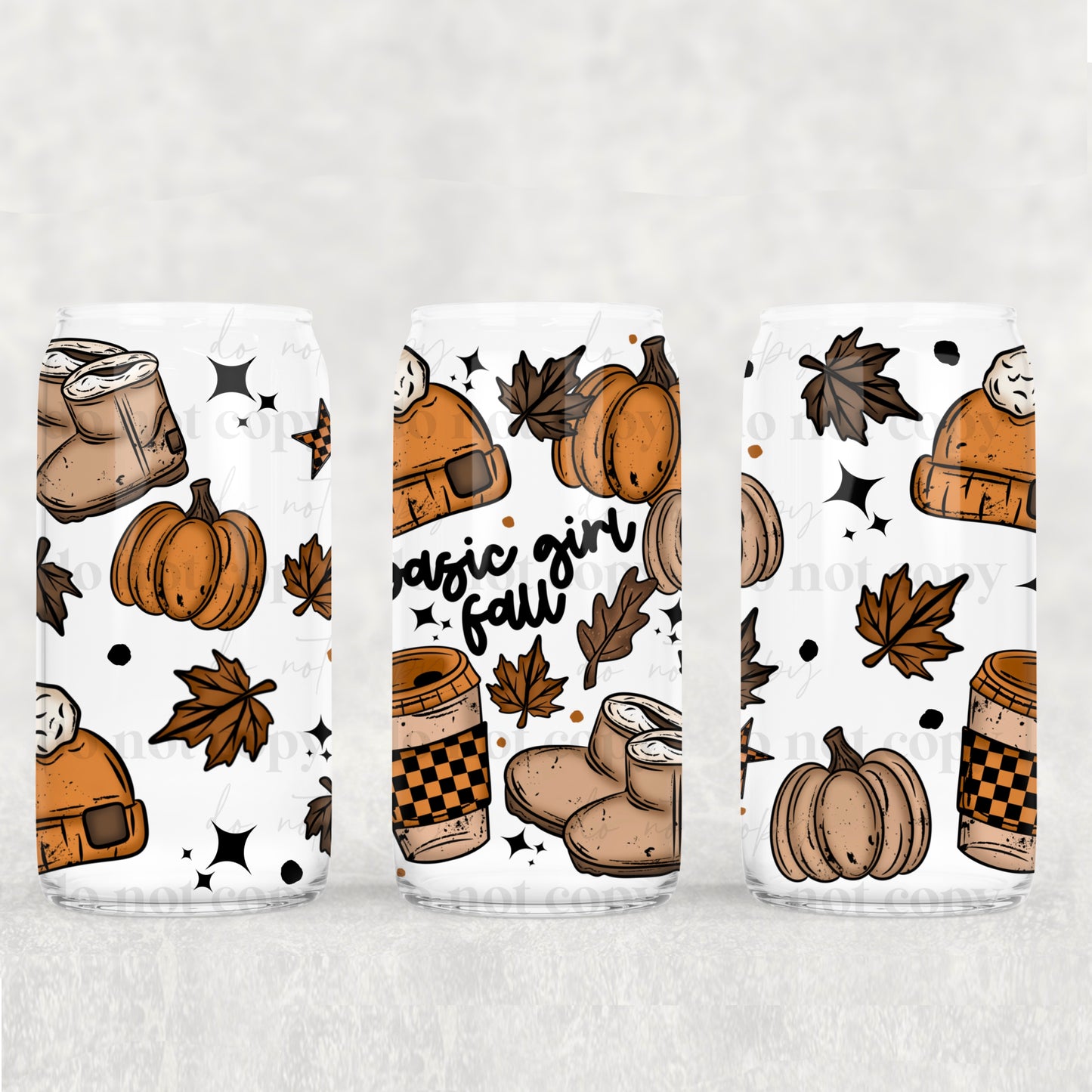 Basic Girl FALL 16oz Tumbler