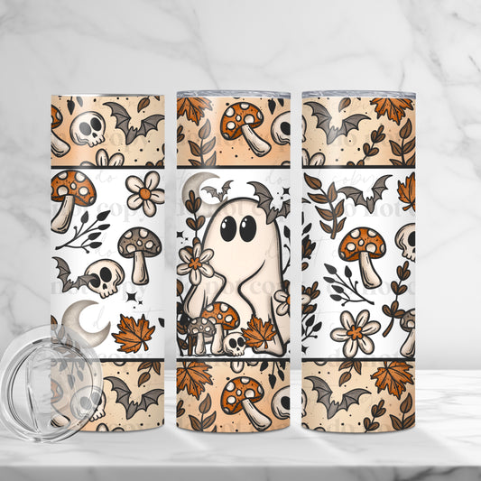 Cottage Core Ghost Skinny Tumbler