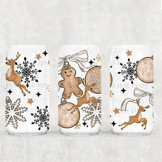 Merry Little Christmas Ornament 16oz Tumbler