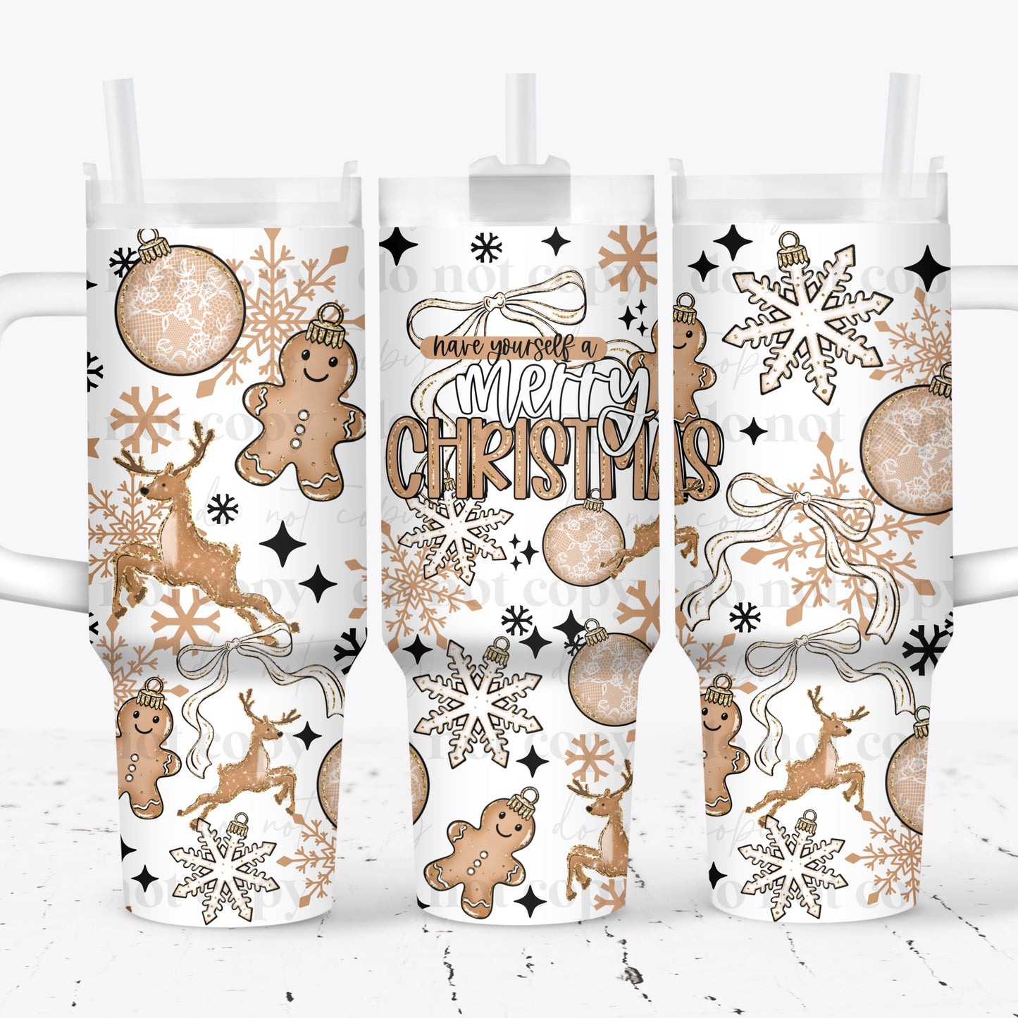 Merry Little Christmas 40oz Tumbler