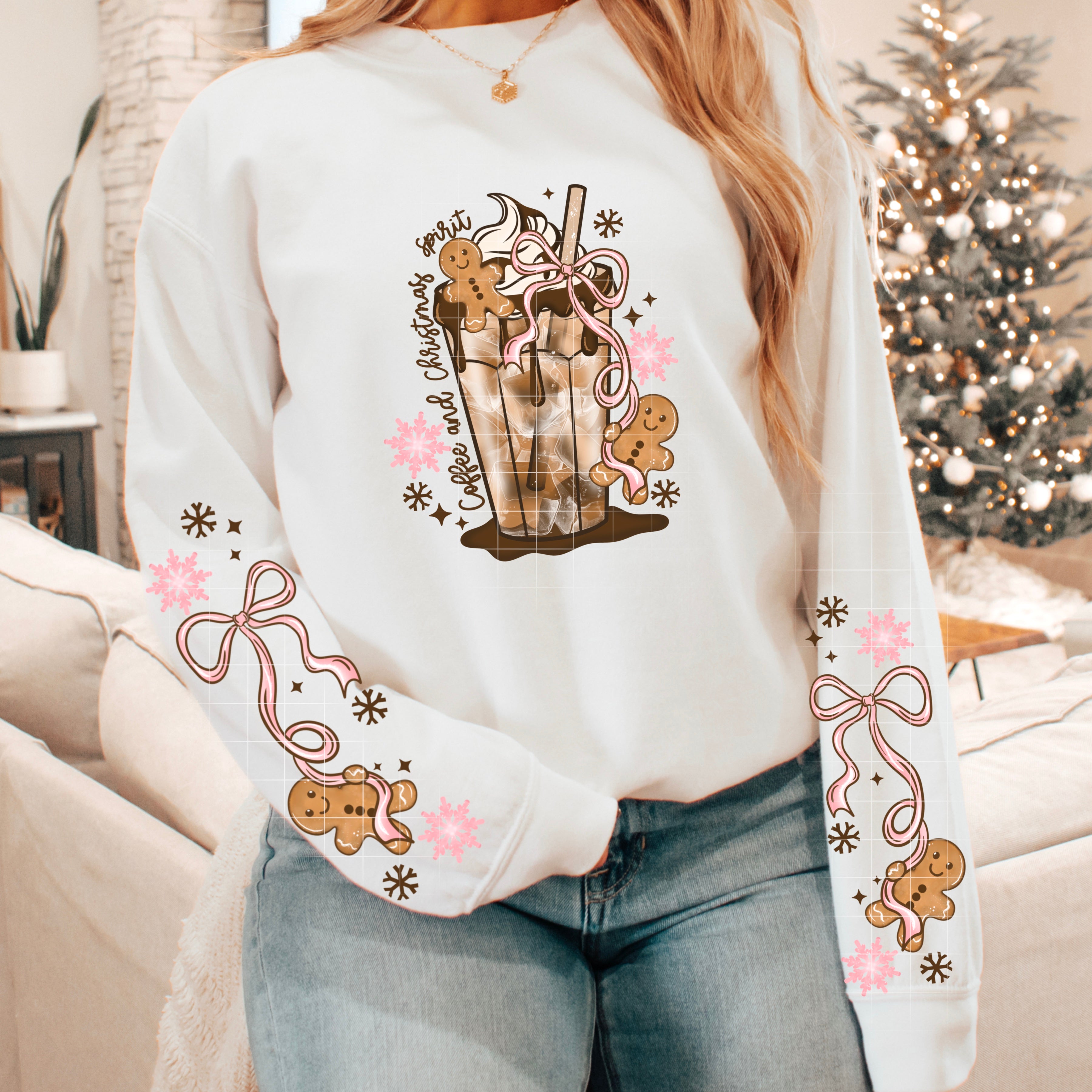 Gingerbread Coffee w. Bow