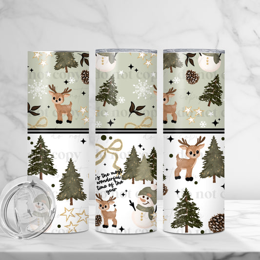 Wonderful Time Of The Year Skinny Tumbler