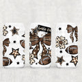 Game Day Floral Bows 16oz Tumbler