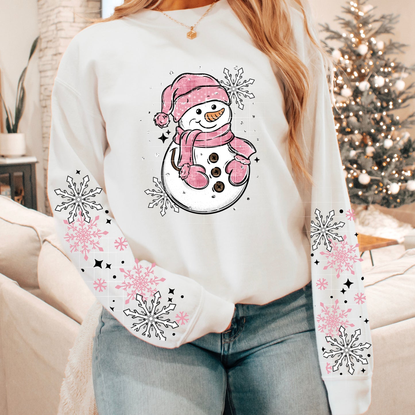 Pink Snowman
