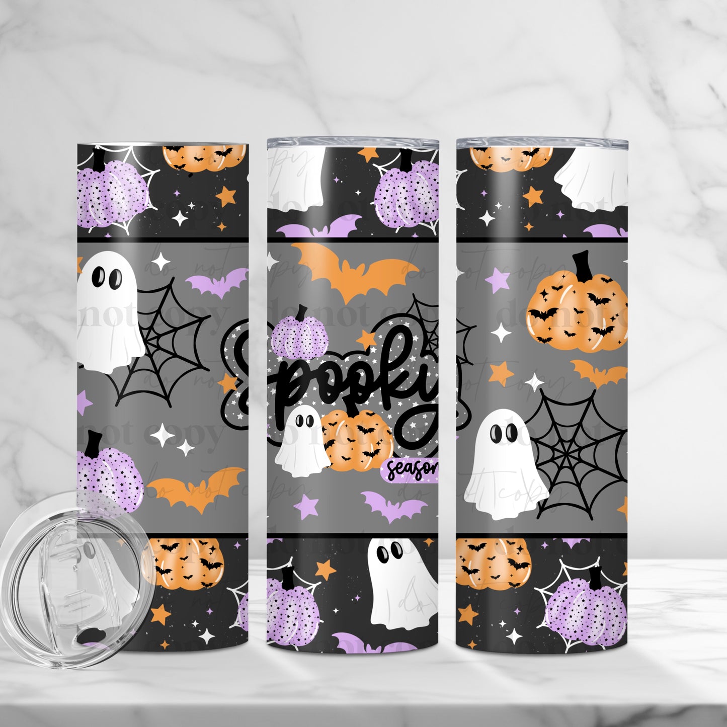 Spooky Season Skinny Tumbler