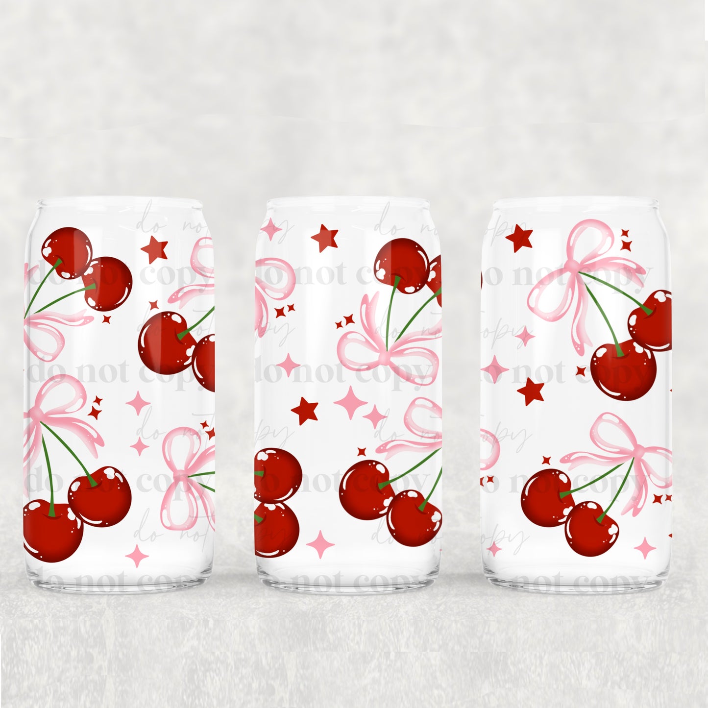 Pink Cherries 16oz Tumbler