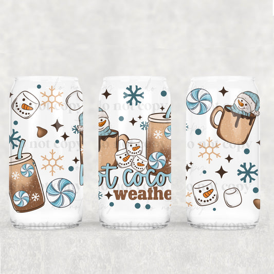 Hot Cocoa Weather 16oz Tumbler