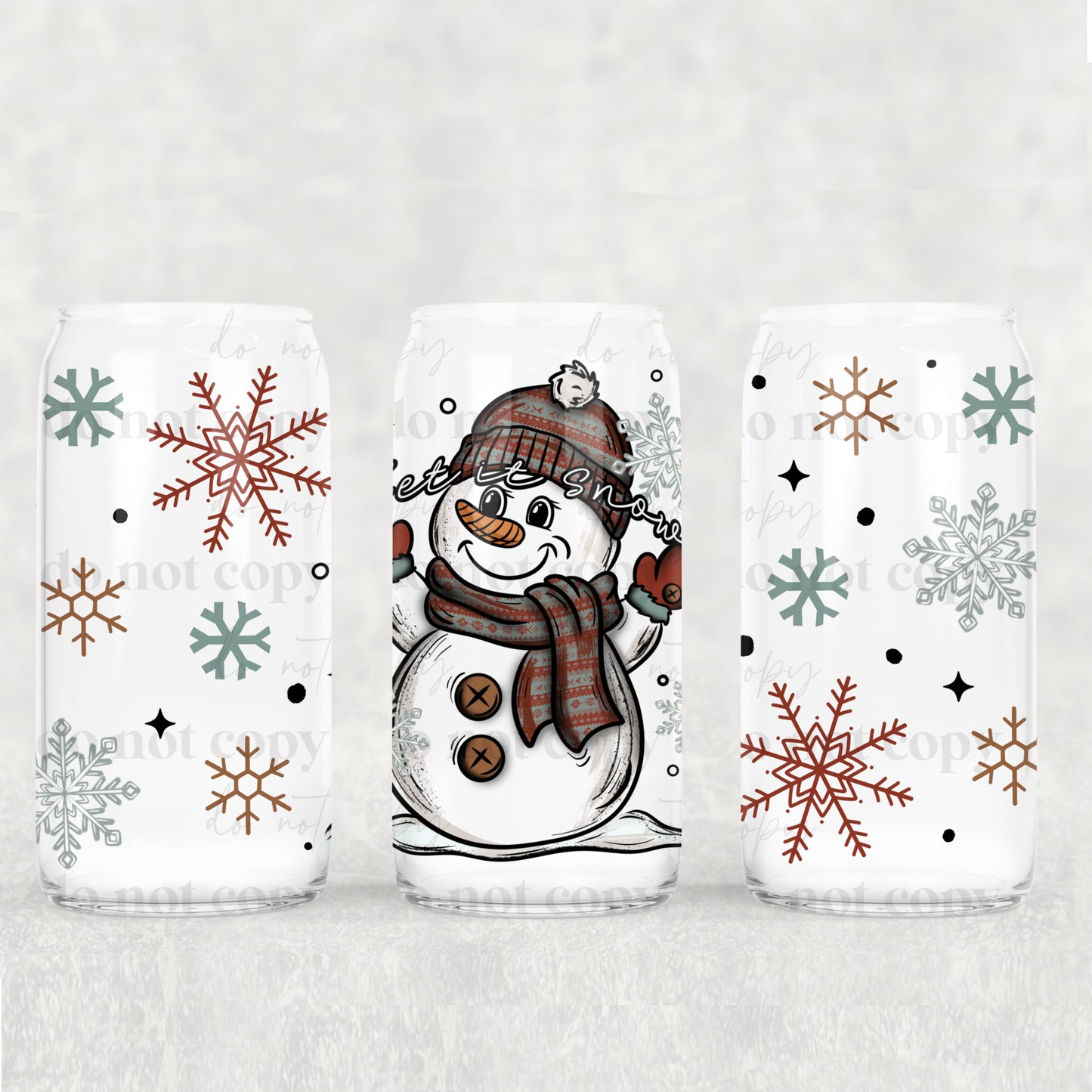 Let It Snow 16oz Tumbler