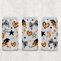 Checker Bow Flame 16oz Tumbler