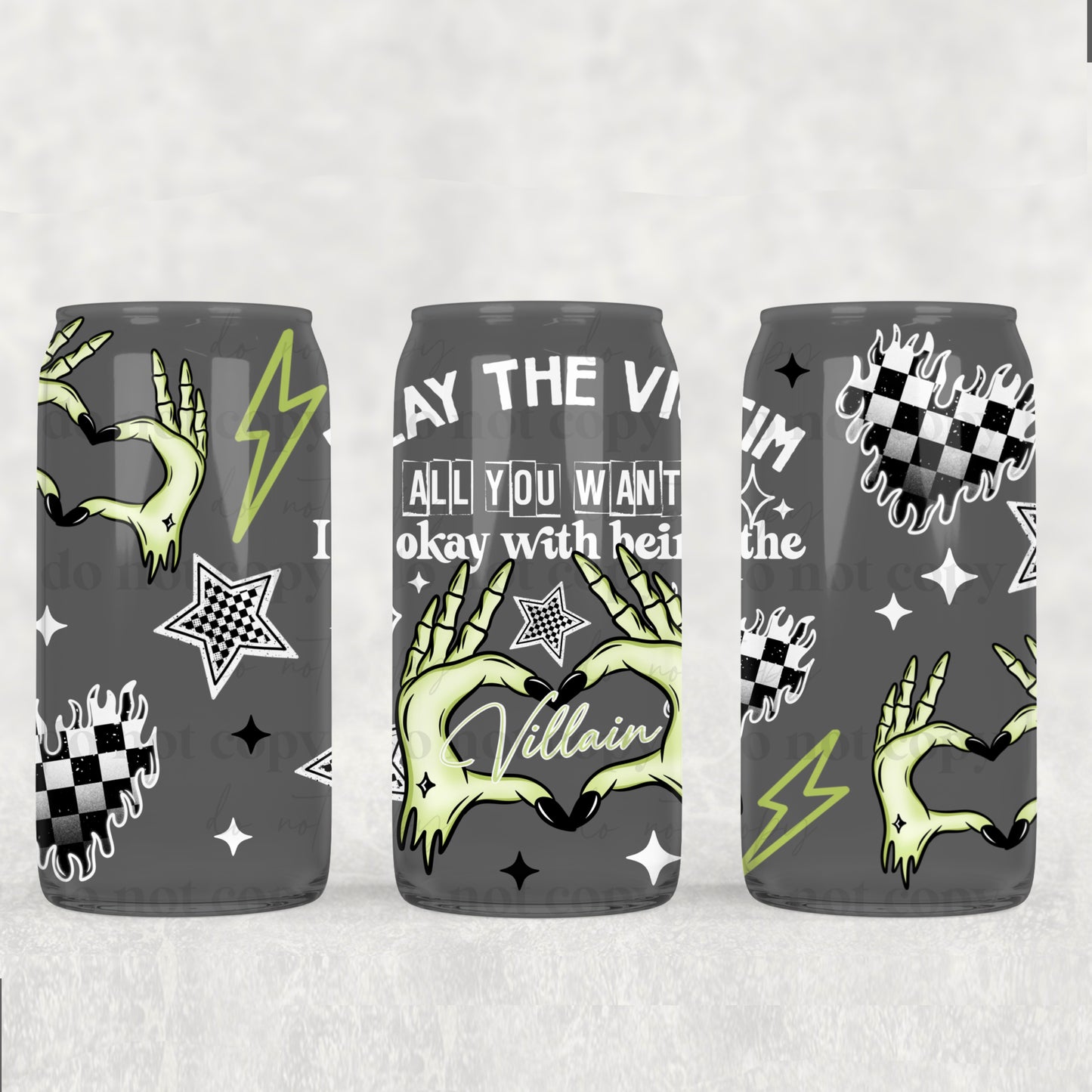 Play The Victim 16oz Tumbler