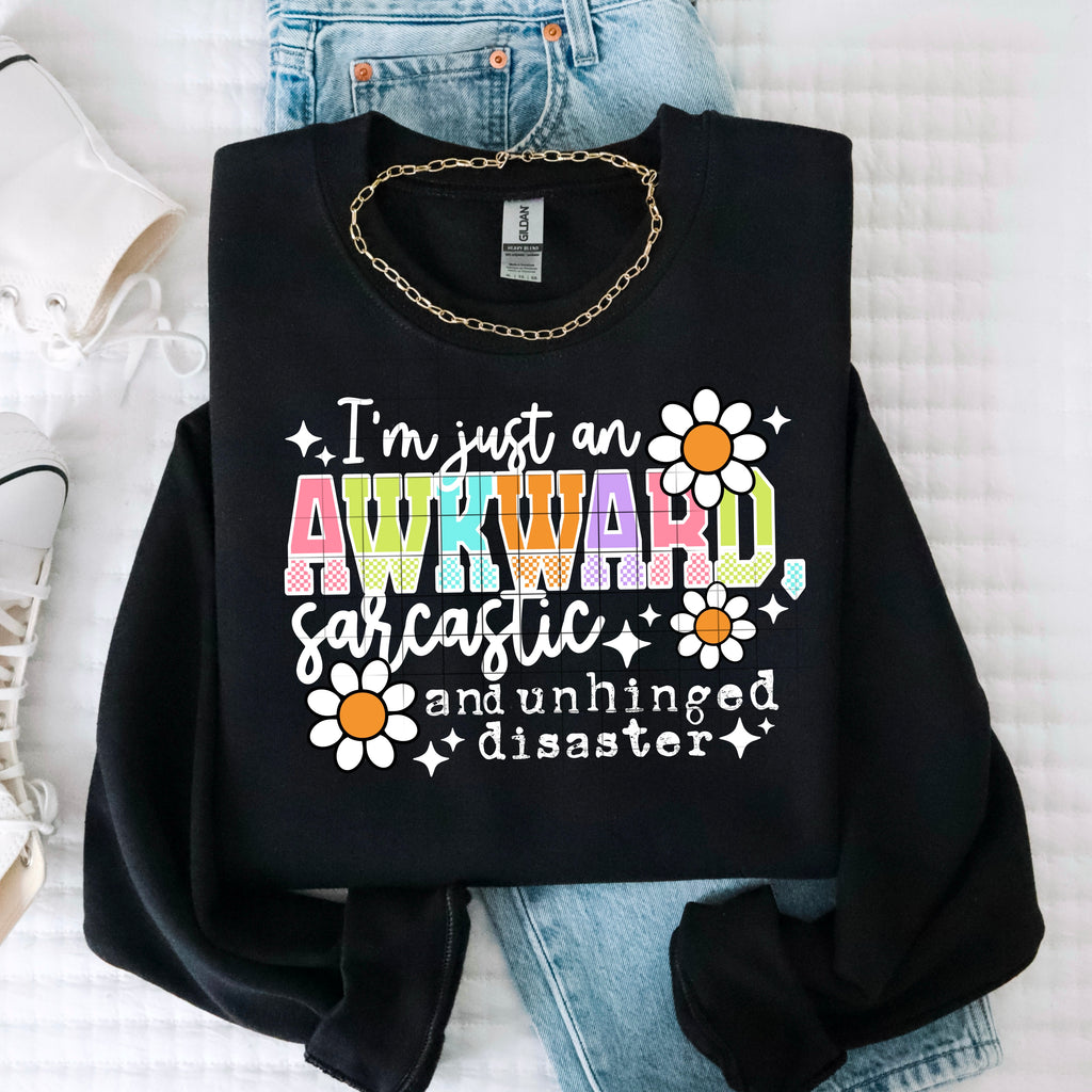 Awkward & Sarcastic (White)