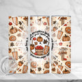 Fall Circle Skinny Tumbler