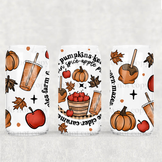 Fall Circle 16oz Tumbler