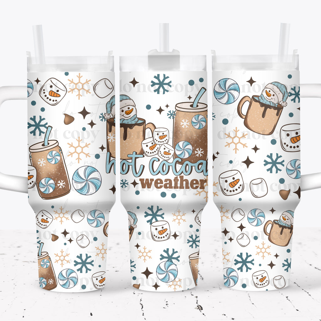 Hot Cocoa Weather 40oz Tumbler