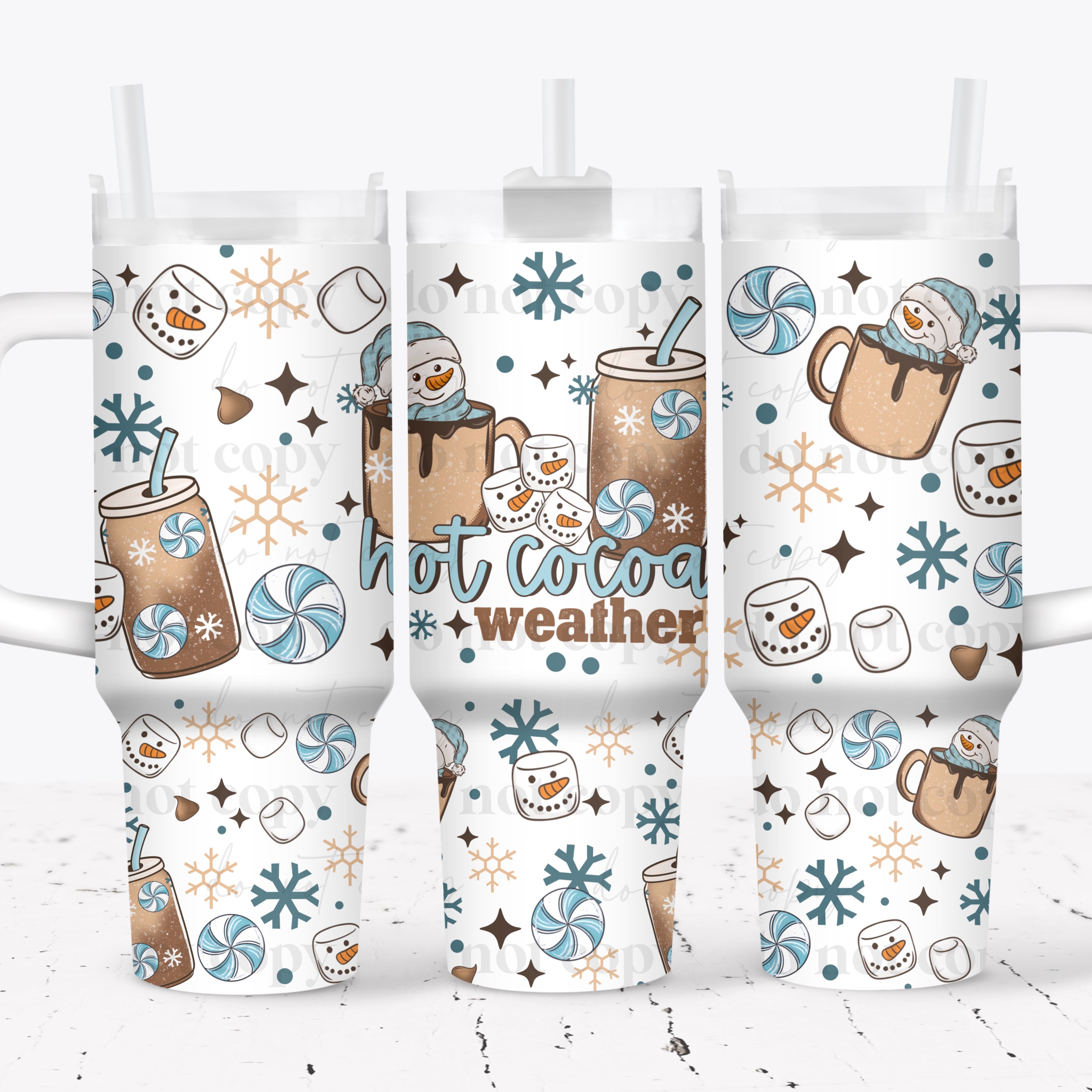 Hot Cocoa Weather 40oz Tumbler