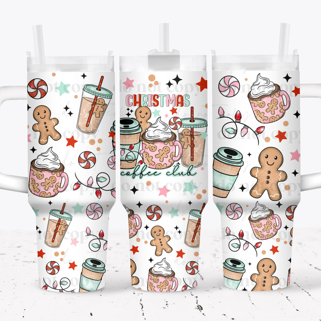 Christmas Coffee Club 40oz Tumbler
