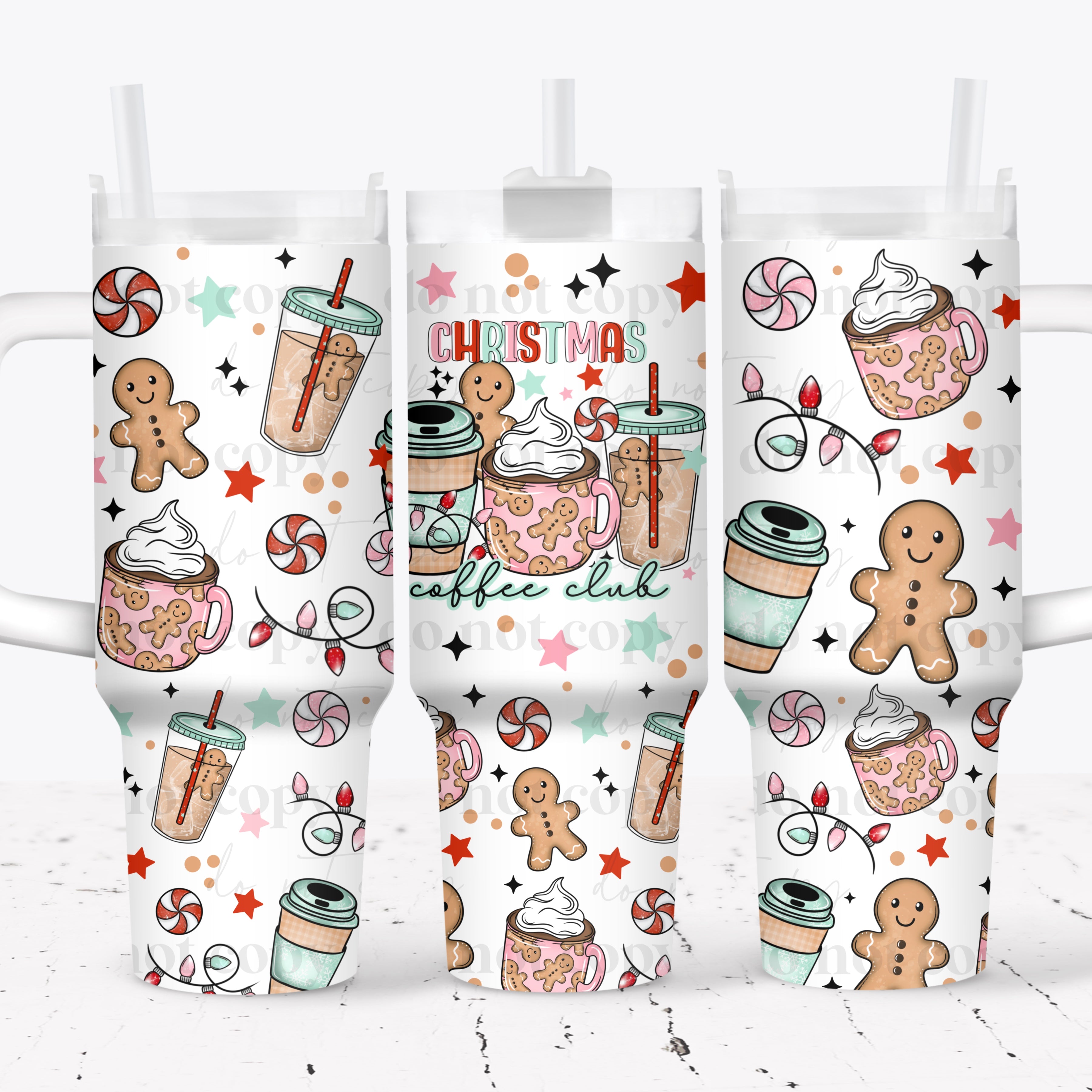 Christmas Coffee Club 40oz Tumbler
