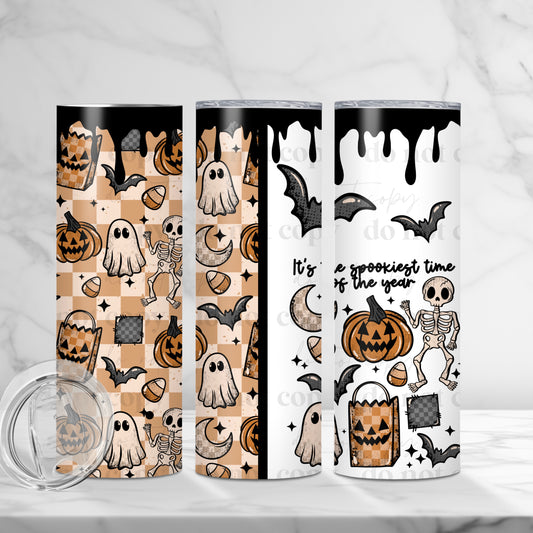 Spookiest Time of the Year Skinny Tumbler