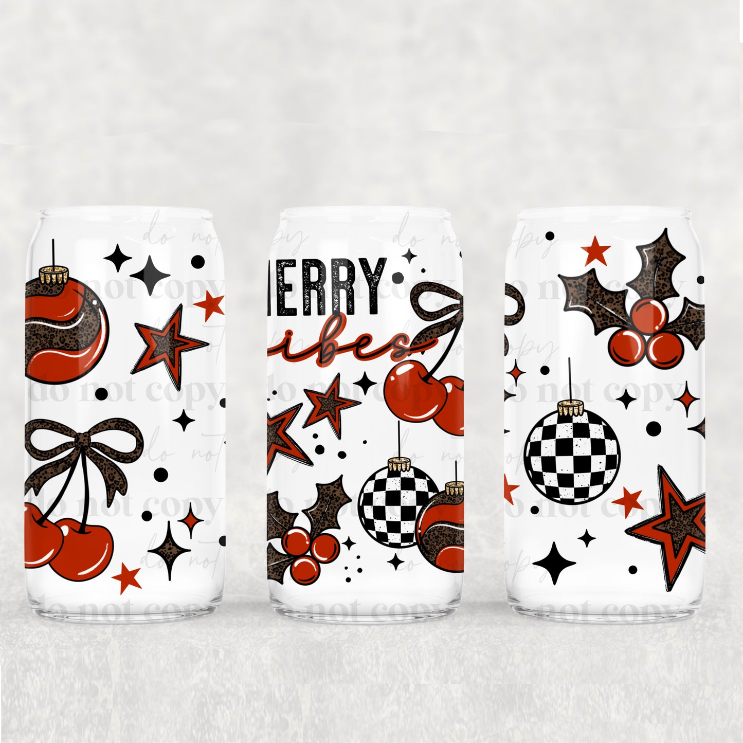 Merry Vibes 16 oz Tumbler