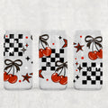 Checker Cheetah Cherries 16oz Tumbler