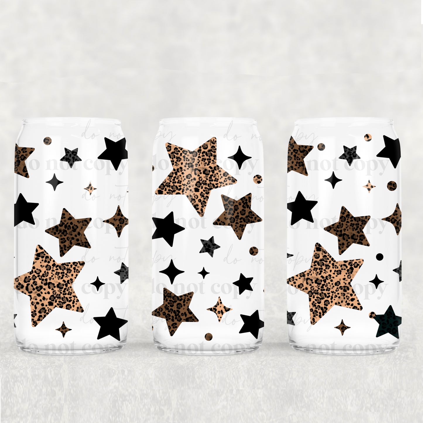 Cheetah Stars 16 oz Tumbler