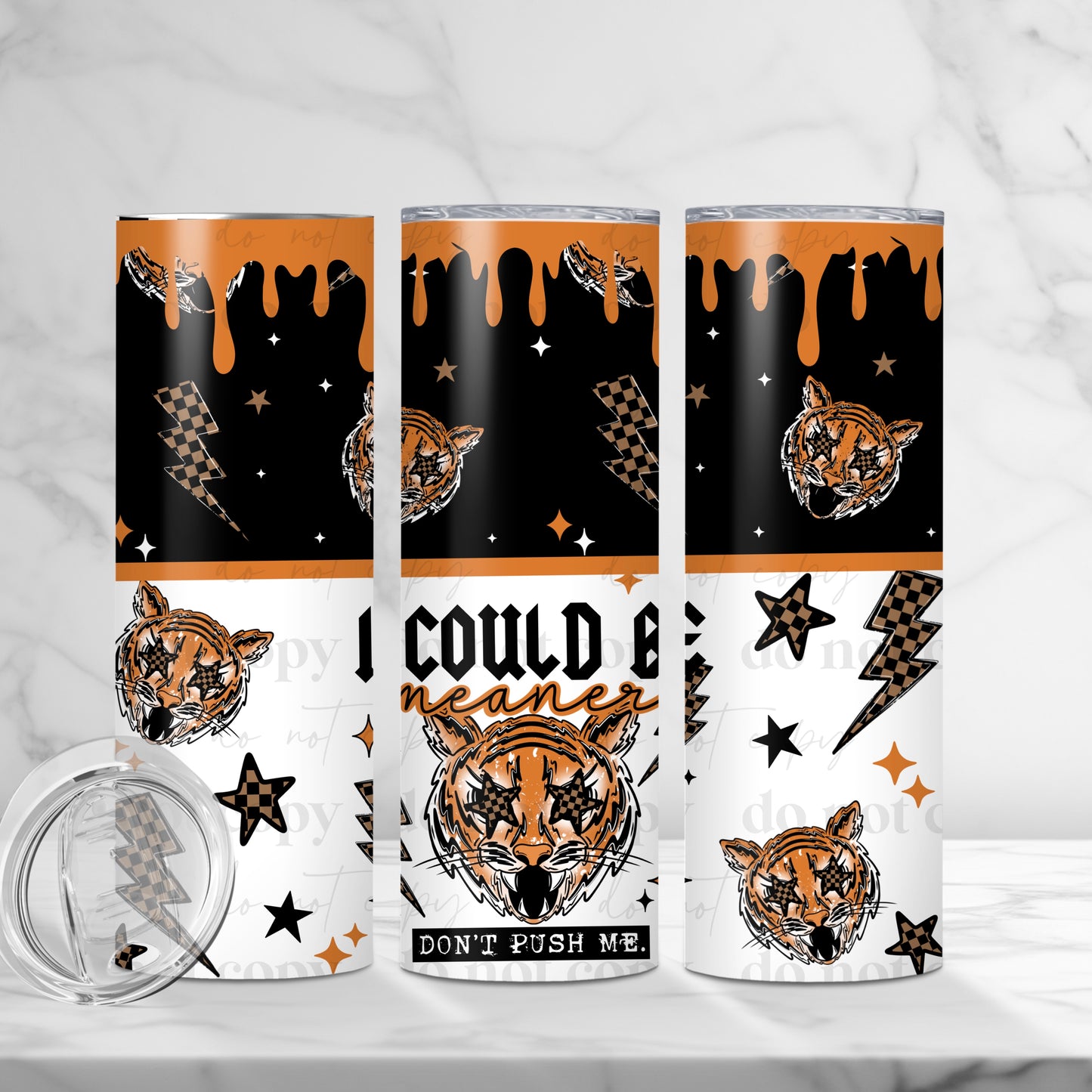 I Could Be Meaner Skinny Tumbler