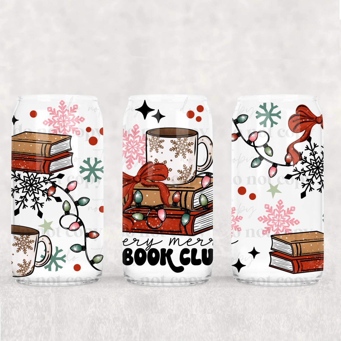 Very Merry Book Club 16 oz Tumbler