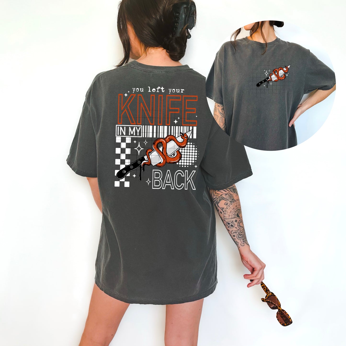 Knife In My Back (White)