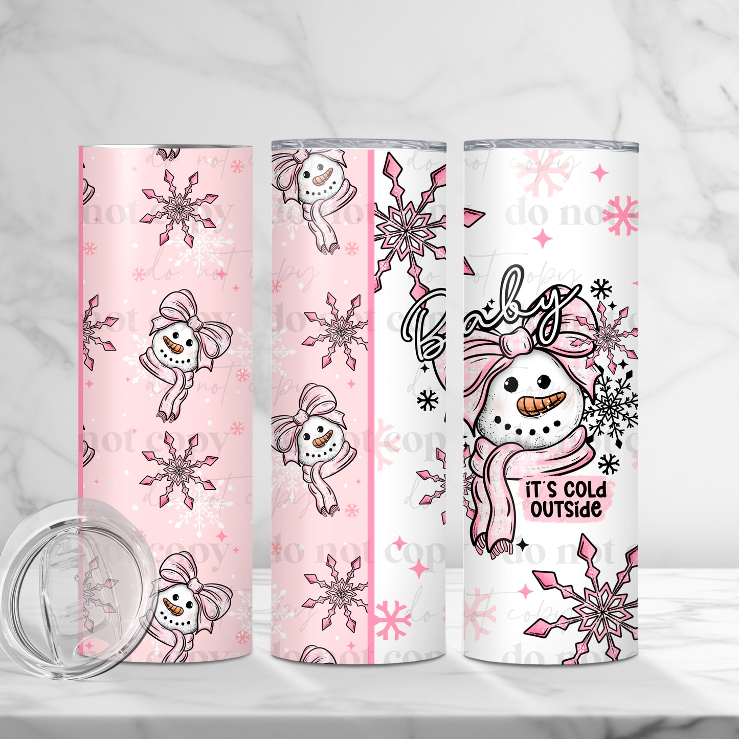 Baby It’s Cold Outside Skinny Tumbler